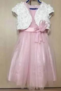 ピアノ　発表会　ワンピース　ドレス　ボレロ