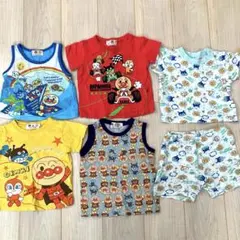 アンパンマン　半袖　Tシャツ　タンクトップ　パジャマ　セット　まとめ売り　夏服
