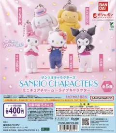 サンリオキャラクターズ ミニチュアチャーム～ライブキャラクター～　2個セット