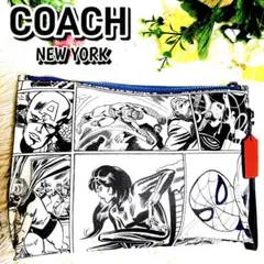 限定✨COACH✨コーチ✨セカンドバッグ✨マーベル✨スパイダーマン✨A4サイズ✨
