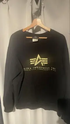 90s ALPHA INDUSTRIES　スウェット　USA製 Mのサムネイル
