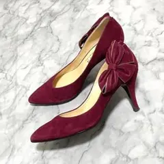 DIANA romanche 17089 リボン スエード パンプス 23