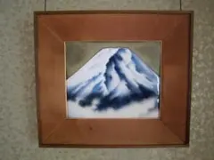 真作】名取明徳 油絵 「富士山」額装付き - メルカリ