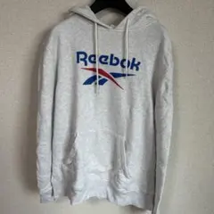 Reebok グレー フード付きスウェット