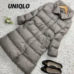 UNIQLO ユニクロ ライトウェイト ダウンコート ロングダウンジャケット