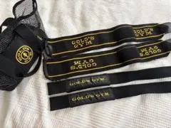 GOLD'S GYM リストストラップ リストラップ メッシュバッグセットのサムネイル