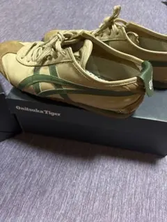 Onitsuka Tiger スニーカー ベージュ グリーンのサムネイル