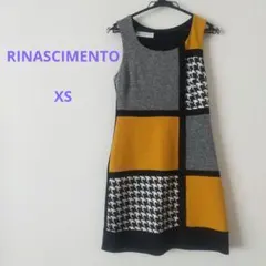 RINASCIMENTO ノースリーブワンピース 千鳥格子柄 XSのサムネイル