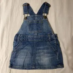 babyGAP 未使用美品 デニムジャンパースカート 12-18 80サイズ