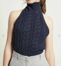 Max Mara ニットカットアウトトップス 新品のサムネイル