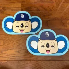 ドアラ うちわ 2枚 バンテリンドーム 来場者プレゼント