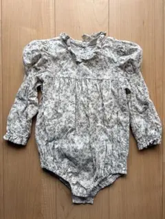 monbebe 花柄 ロンパース　L