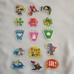 パワーパフガールズ ステッカーシール　フレークシール 15枚セット