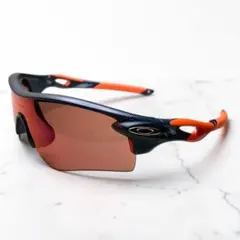 美品　Oakley カスタムモデル サングラス ブラック/オレンジ　ケース付き