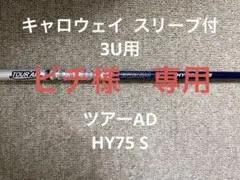 値下げしました。ツアーAD U-75 S 4UT用(ピンスリーブ付き) 値下げしました。ツアーAD U-75 S 4UT用(ピンスリーブ付き