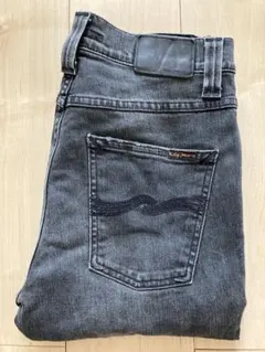 Nudie Jeans　ヌーディージーンズ　LEAN DEAN　ブラックデニム