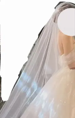 トリートドレッシング　ロングギャザーベール
