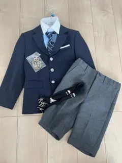 フォーマルスーツ 120 ネイビー