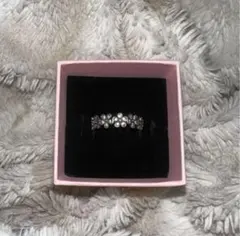 Pandora フラワーモチーフ バングル ブレスレット 17cm - メルカリ