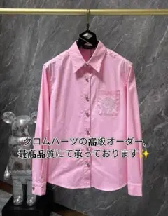 CHROME HEARTS ピンク シャツ