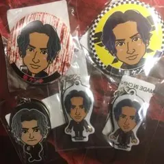 橘ケンチ メタルキーホルダー 缶バッジ クリーナー カレンダー セット