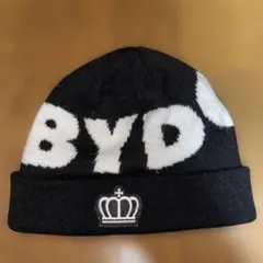 BABYDOLL ニット帽 ブラック クラウンロゴ