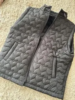 ボアベスト　ハート柄