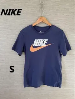 NIKE ナイキ Tシャツ 半袖 S 紺 ビッグロゴ