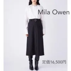 美品⭐︎ Mila Owen タックデザインシャツドッキングワンピース