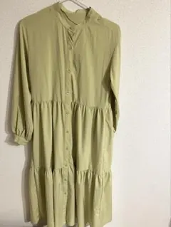 美品】ユナイテッドアローズ シャツワンピース ブラック 長袖 春夏