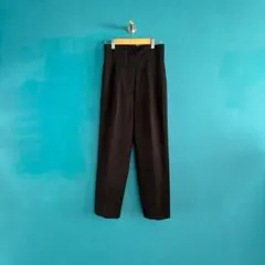 1559 ポールスミス　ブラック ハイウエスト 綺麗めテーパードスラックス