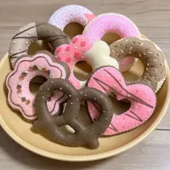 フェルトドーナツハンドメイド おままごと〖167〗