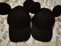 ディズニー ミッキー Smiles all around! キャップ帽子 耳付き