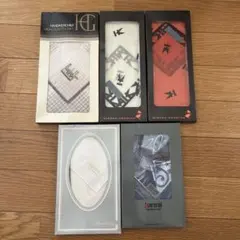 メンズハンカチ 5枚セット 多様なデザイン