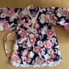 花柄 浴衣風セット　サイズ90 綿100%