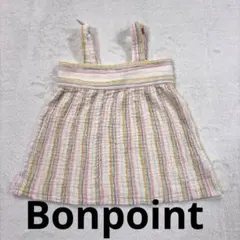 ボンポワン（Bonpoint）マルチストライプ柄キャミソールブラウス18M80㎝のサムネイル