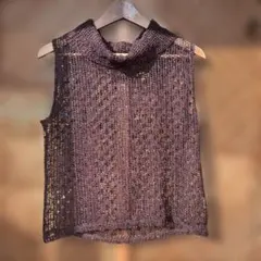 MARMAID ノースリーブ　メッシュ　トップス