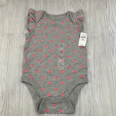新品　baby gapリンゴ柄フリル袖ロンパース 80cm