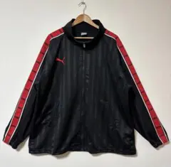 【大人気】PUMAプーマ　トラックジャケットジャージ　プージャ　赤 黒 レッド