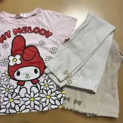 マイメロディTシャツとレギンス2枚セット 110cmまとめ売り