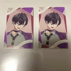 にじさんじ　グッズ　7周年　ランダムチェキ風カード 佐伯イッテツ　2枚セット