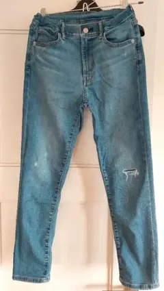 UNIQLOストレッチスリムデニムパンツ ライトブルー
