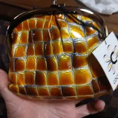 COCCO FIORF クロコダイル風デザイン コインケース