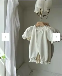 monbebe ベロア生地　グローリーロンパースnewborn