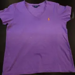 [古着]ラルフローレン Ｔシャツ　レディースL