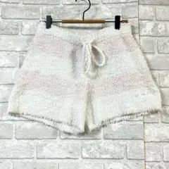 ジェラートピケ ルームウェア ショートパンツ F ピンク ボーダー 10周年