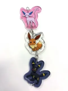 ポケモン エーフィ ブラッキー メタルチャーム - メルカリ