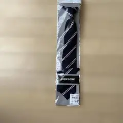 JOMMJOMM ネイビー ストライプ ネクタイ&ポケットチーフ