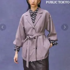 グレー テーラードジャケット