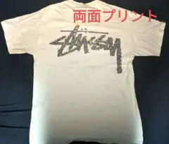 OLD STUSSY ドクロ 髑髏 メカ 機械 Tシャツ 両面プリント